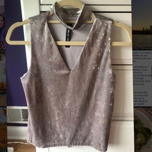 Design Lab velvet top